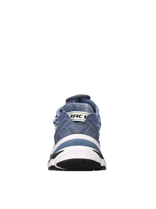 Sneakers modello Race in tessuto e strass ASH | RACE STRASS DENIM DOUBLE WASHED DENIBLU JEANS